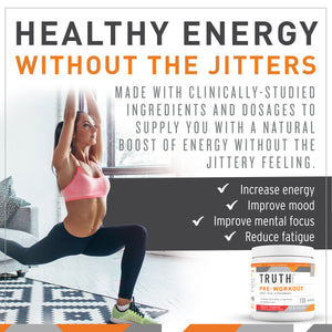 natural preworkout, energy without jitters