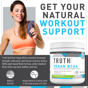 vegan BCAA natural workout support